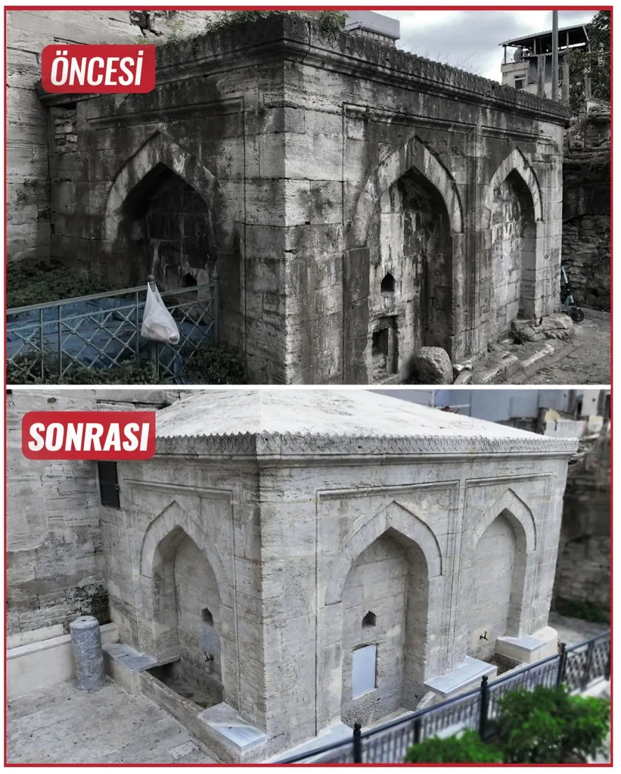 Sokullu Mehmed Paşa Çeşmesi, Fatih'te Restore Edilerek Suyuna Kavuştu Sokullu Mehmed Paşa Çeşmesi, Fatih'te Restore Edilerek Suyuna Kavuştu
