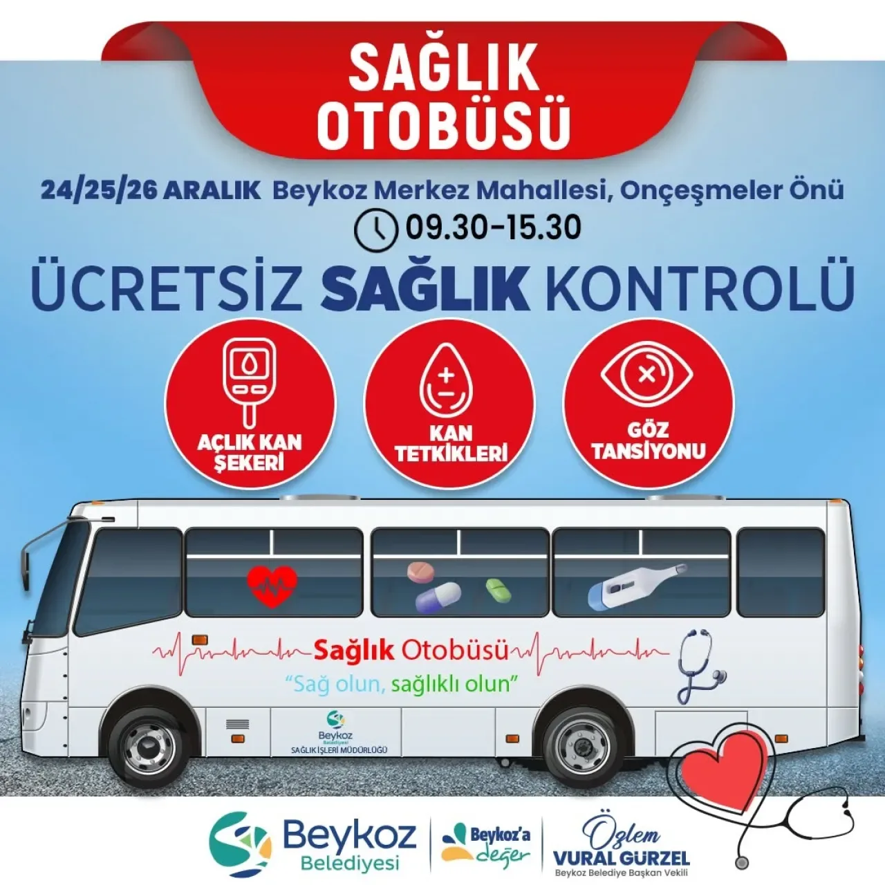 Beykoz Belediyesi Ücretsiz Sağlık Tarama Otobüsü Mahalleleri Dolaşıyor Beykoz Belediyesi Ücretsiz Sağlık Tarama Otobüsü Mahalleleri Dolaşıyor