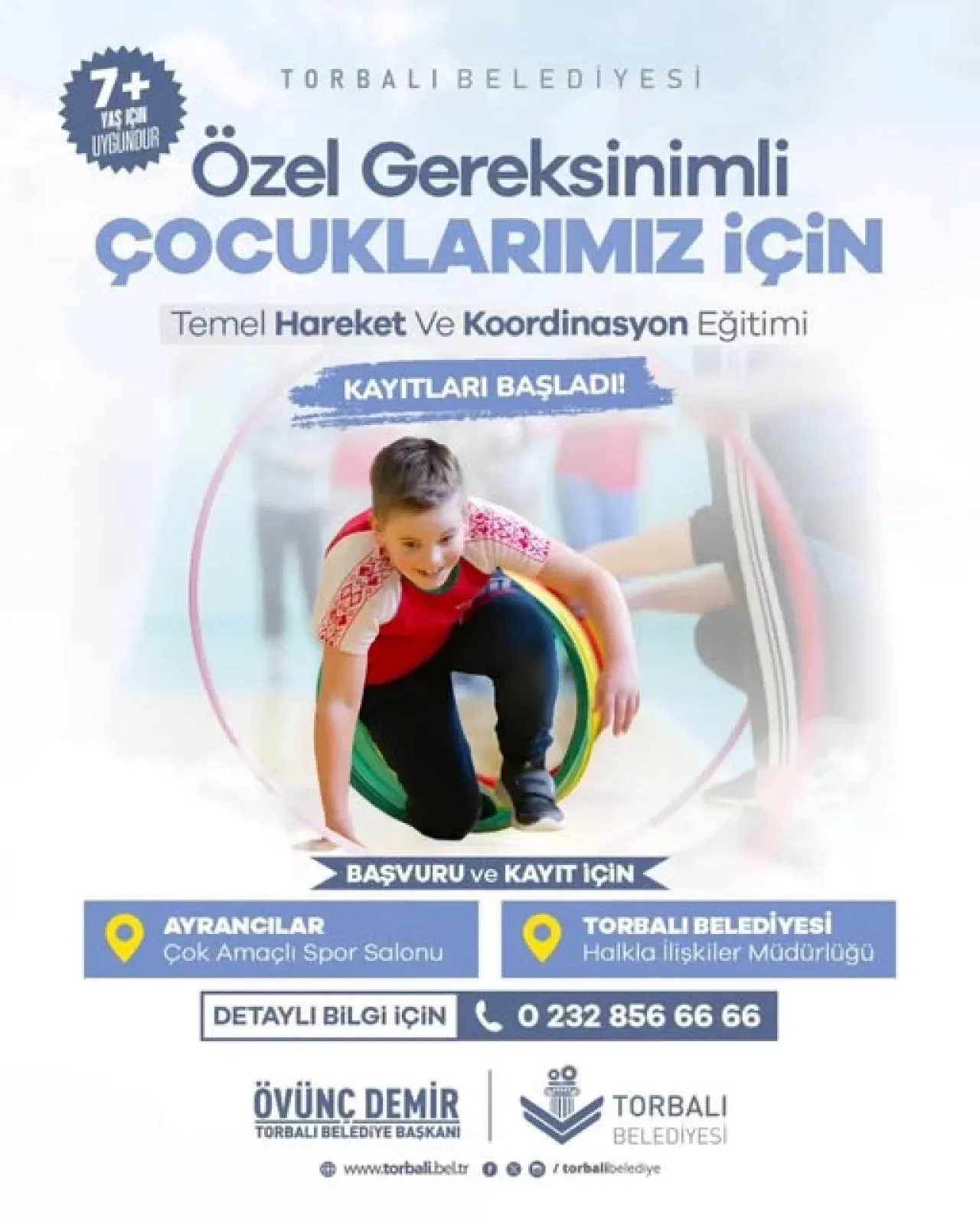 Torbalı Belediyesi Özel Gereksinimli Çocuklar İçin Ücretsiz Spor Kursları Başlatıyor Torbalı Belediyesi Özel Gereksinimli Çocuklar İçin Ücretsiz Spor Kursları Başlatıyor
