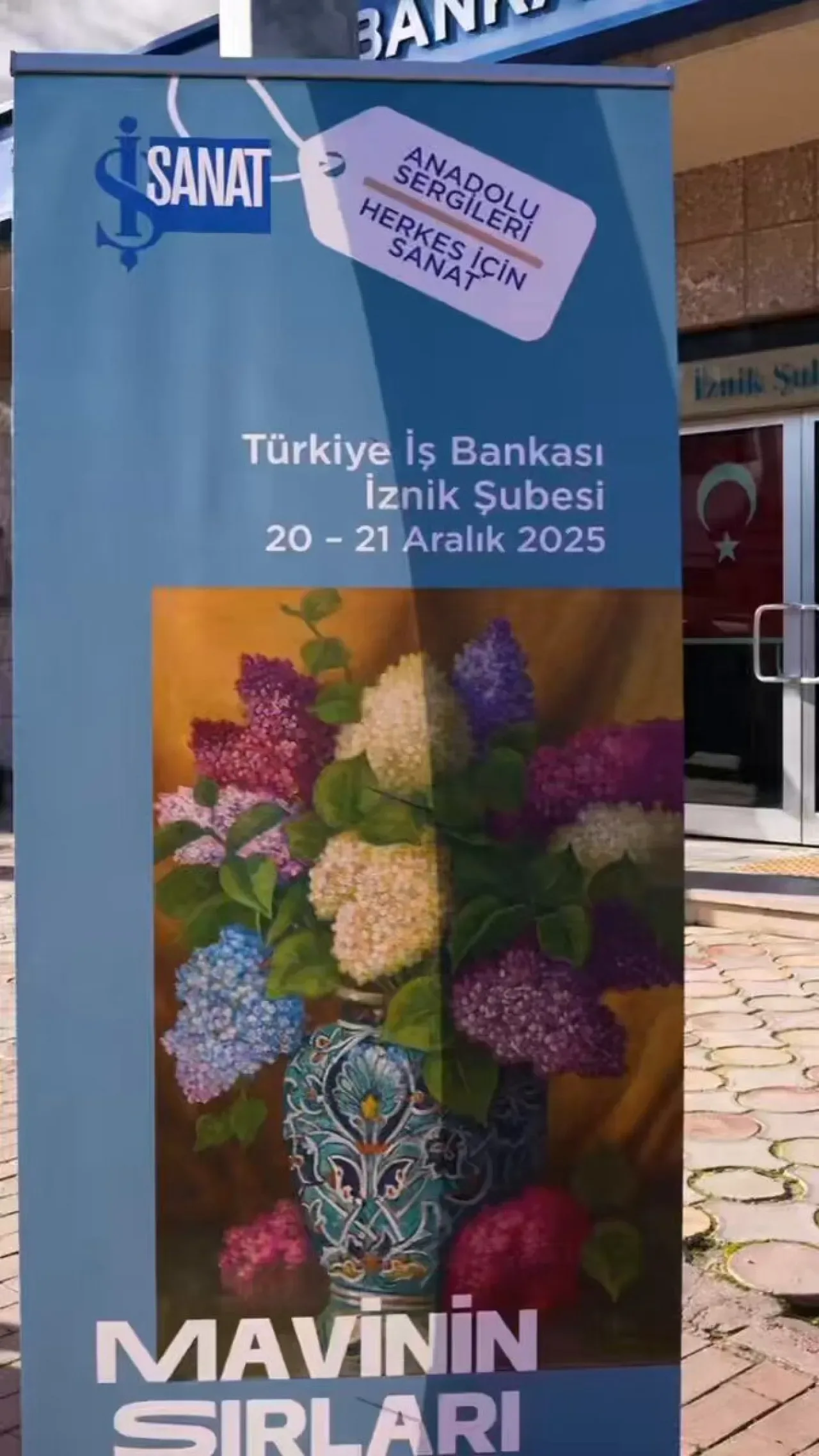 Sanatın Mavi Tonları İznik'te Sanatseverlerle Buluştu Sanatın Mavi Tonları İznik'te Sanatseverlerle Buluştu