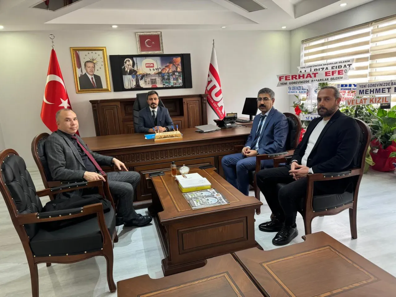 Bursa Yenişehir İlçe Milli Eğitim Müdürlüğü, RTÜK Bölge Temsilcisini Ziyaret Etti Bursa Yenişehir İlçe Milli Eğitim Müdürlüğü, RTÜK Bölge Temsilcisini Ziyaret Etti