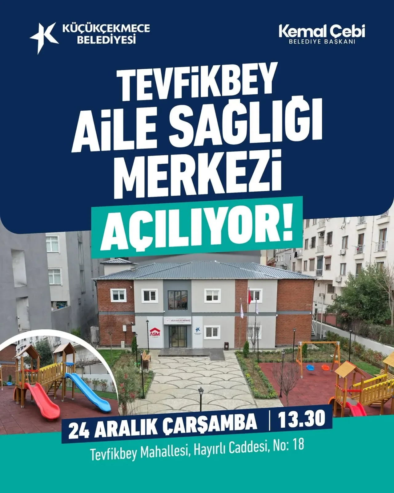 Küçükçekmece'de Yeni Aile Sağlığı Merkezi Hizmete Açılıyor Küçükçekmece'de Yeni Aile Sağlığı Merkezi Hizmete Açılıyor