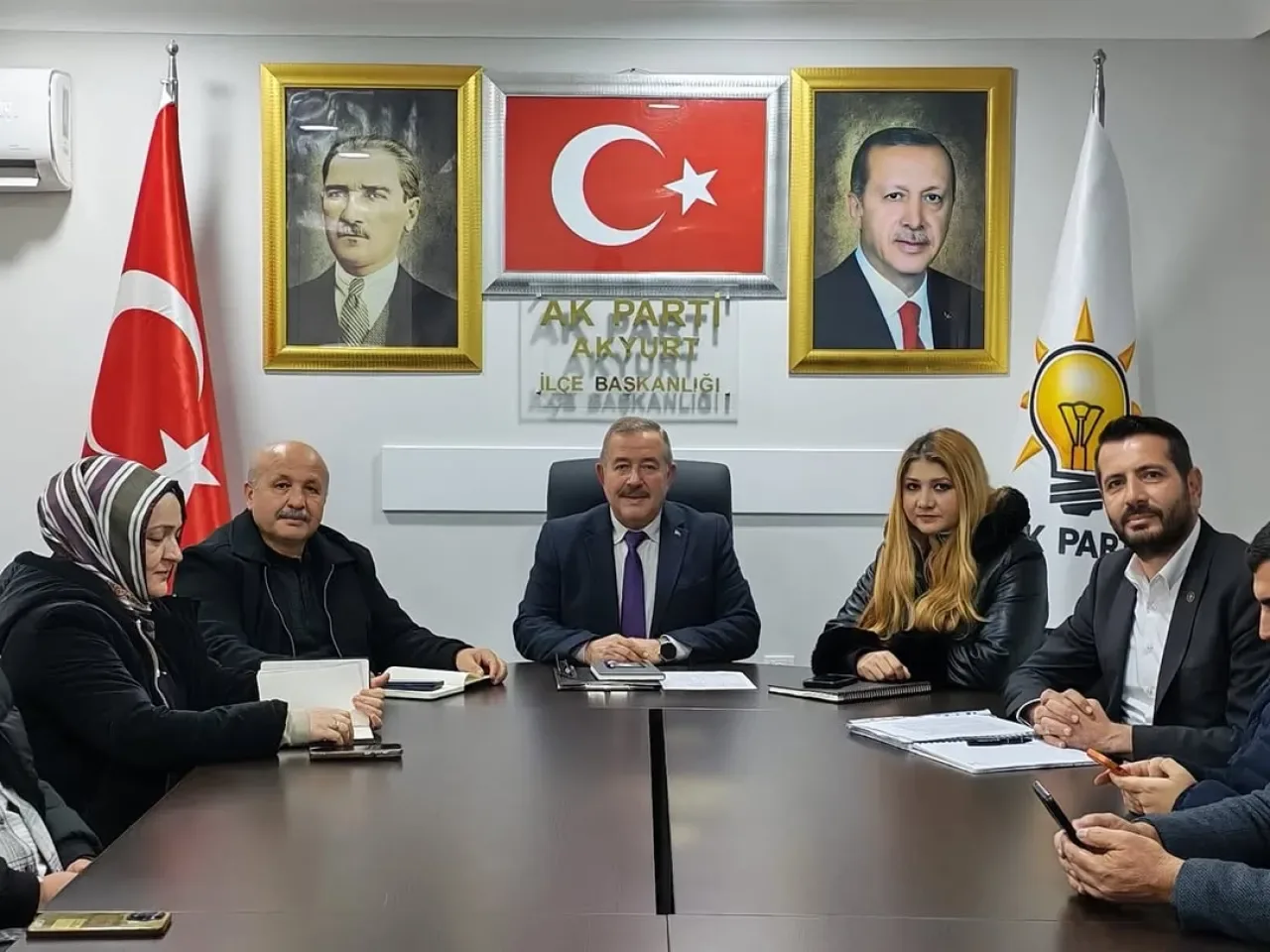 Akyurt AK Parti İlçe Başkanlığı Olağan Toplantısını Gerçekleştirdi Akyurt AK Parti İlçe Başkanlığı Olağan Toplantısını Gerçekleştirdi