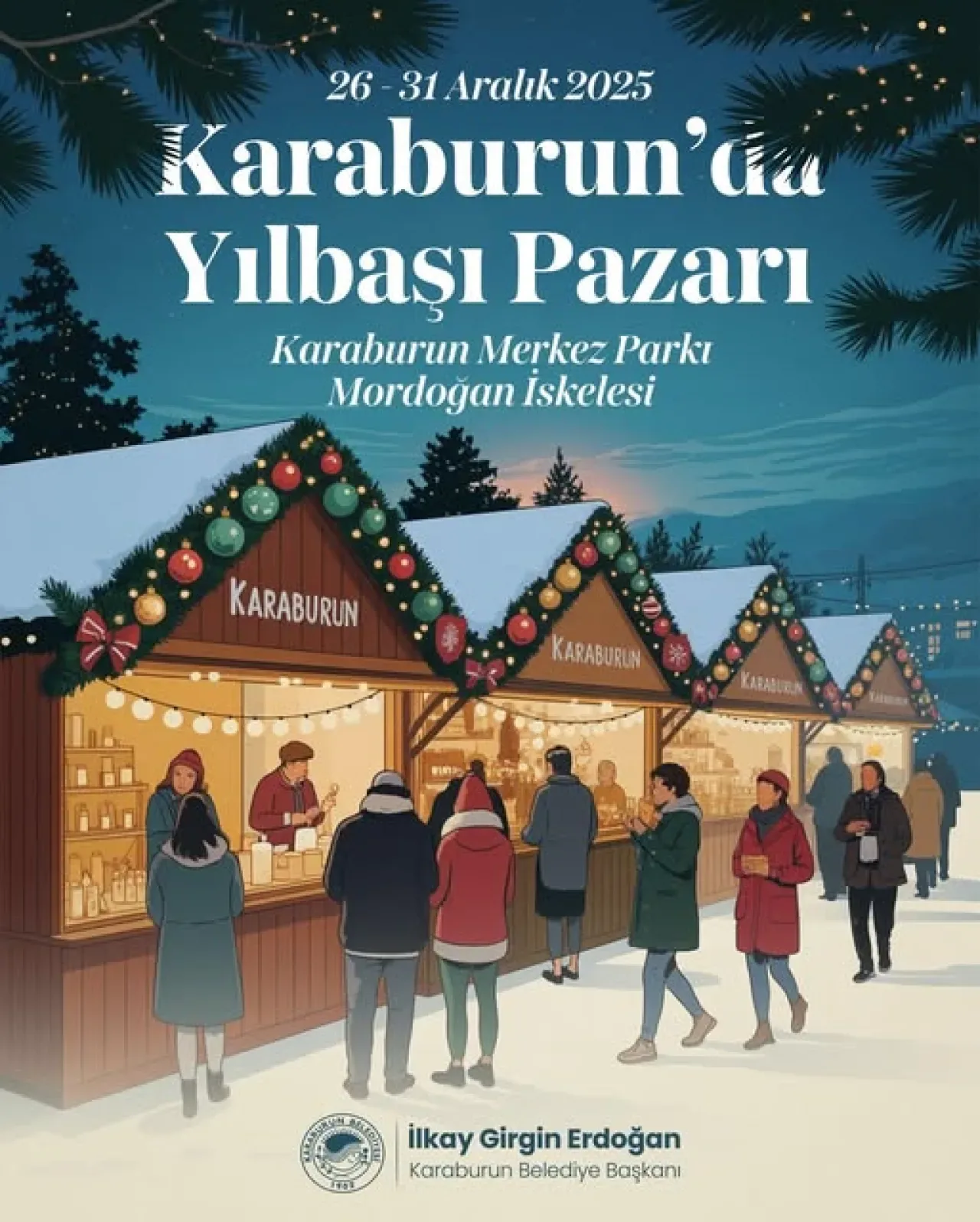 Karaburun'da Yılbaşı Pşku İki Noktada Kurulacak Pazar ile Yükselecek Karaburun'da Yılbaşı Pşku İki Noktada Kurulacak Pazar ile Yükselecek