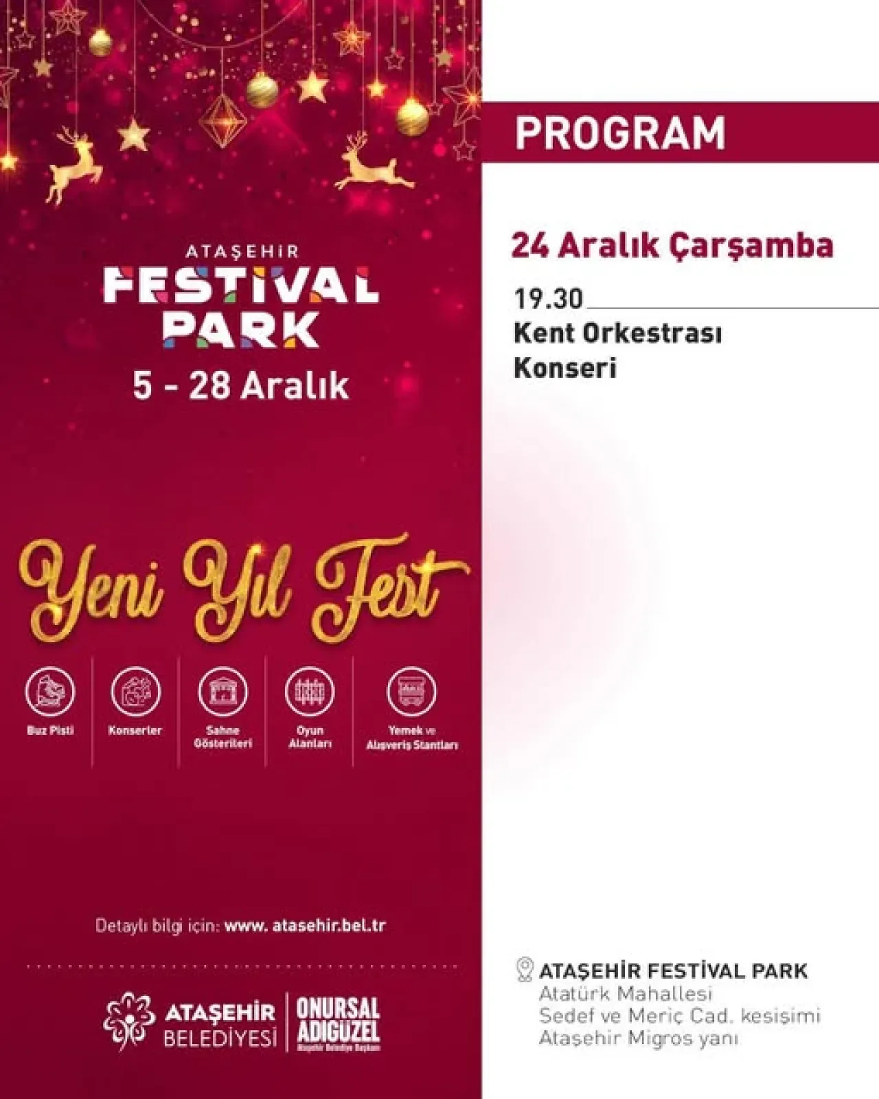 Ataşehir'de Yeni Yıl Coşkusu Festival Park'ta Hız Kesmiyor Ataşehir'de Yeni Yıl Coşkusu Festival Park'ta Hız Kesmiyor