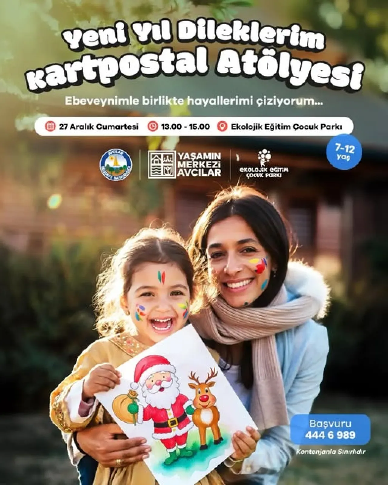 Avcılar'da Çocuklar Kendi Yılbaşı Kartpostallarını Tasarlayacak Avcılar'da Çocuklar Kendi Yılbaşı Kartpostallarını Tasarlayacak