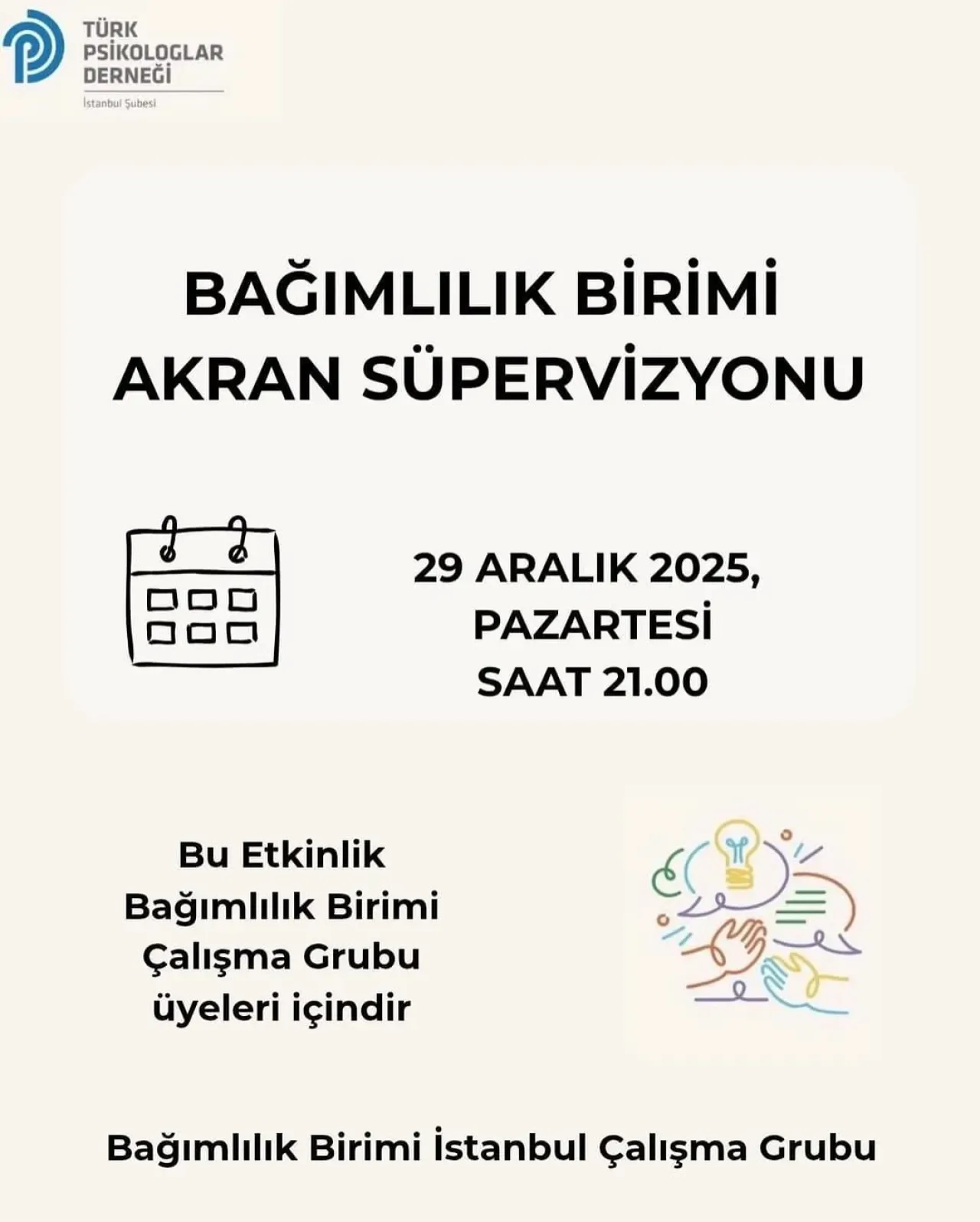 Psikologlar Bağımlılık Alanında Akran Dayanışması İçin Buluşuyor Psikologlar Bağımlılık Alanında Akran Dayanışması İçin Buluşuyor
