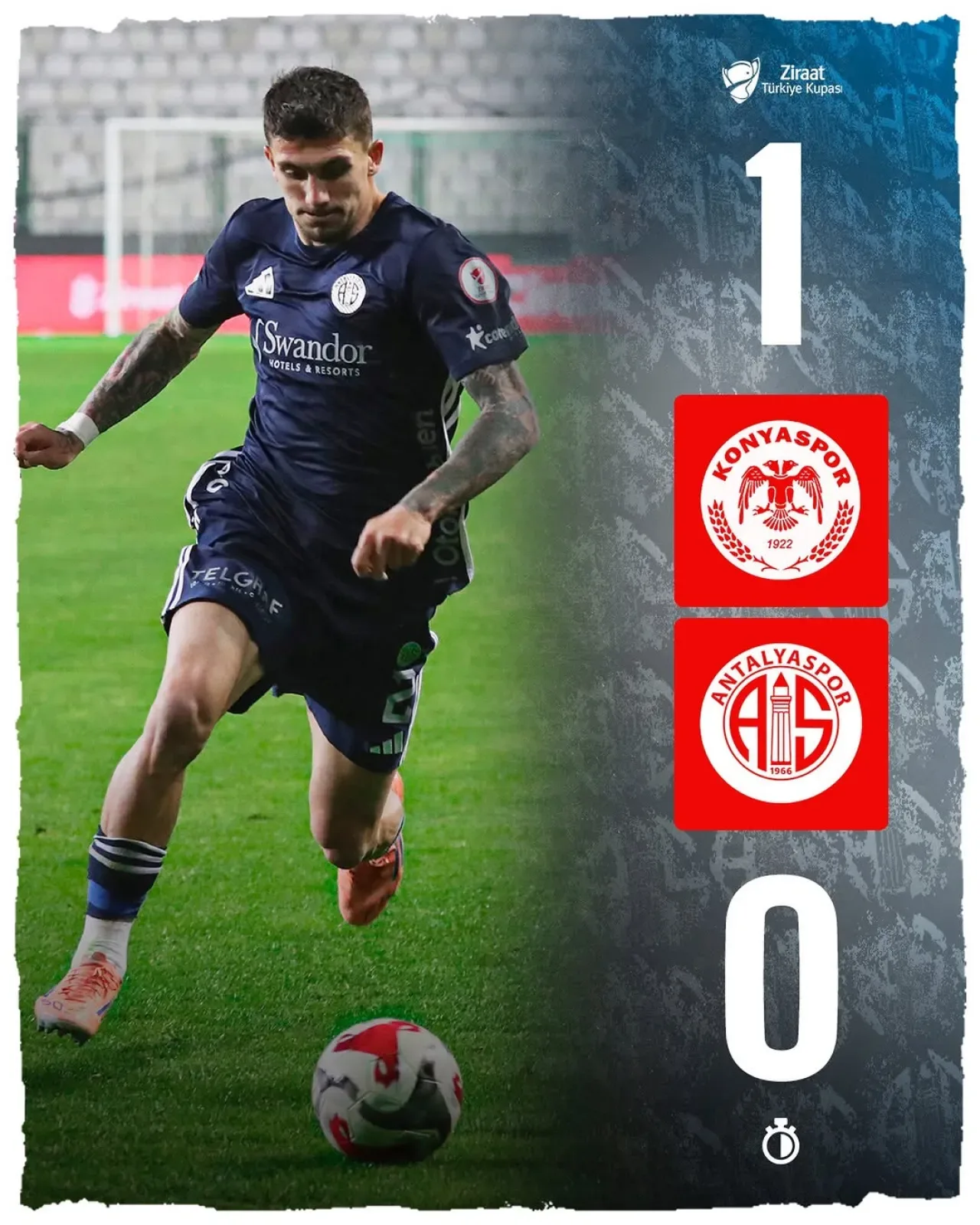 Antalyaspor, Konya'da Geriye Düştü: İlk Yarı 1-0 Antalyaspor, Konya'da Geriye Düştü: İlk Yarı 1-0