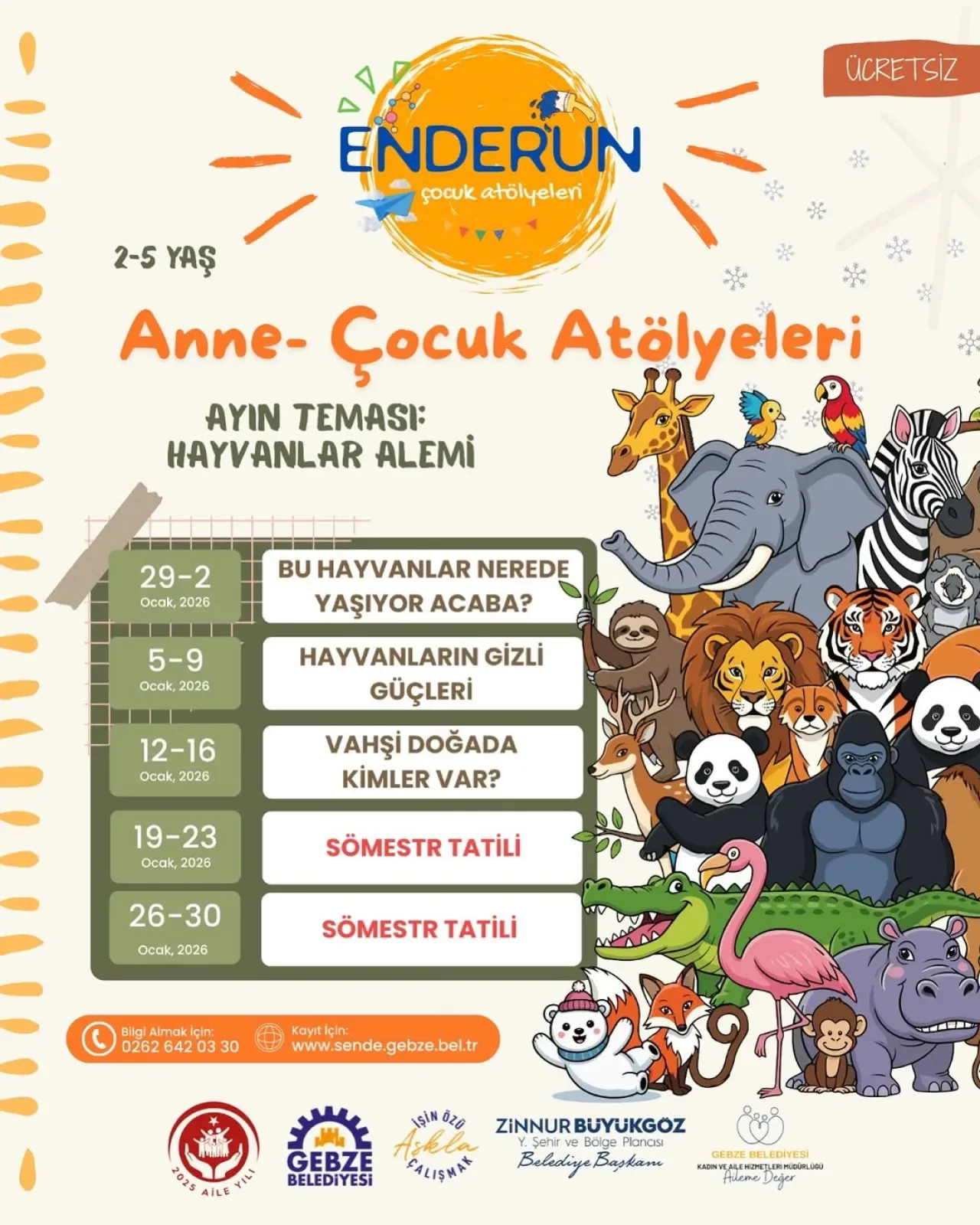 Gebze'de Minik Eller ve Anneleri İçin Yaratıcı Atölyeler Başlıyor Gebze'de Minik Eller ve Anneleri İçin Yaratıcı Atölyeler Başlıyor