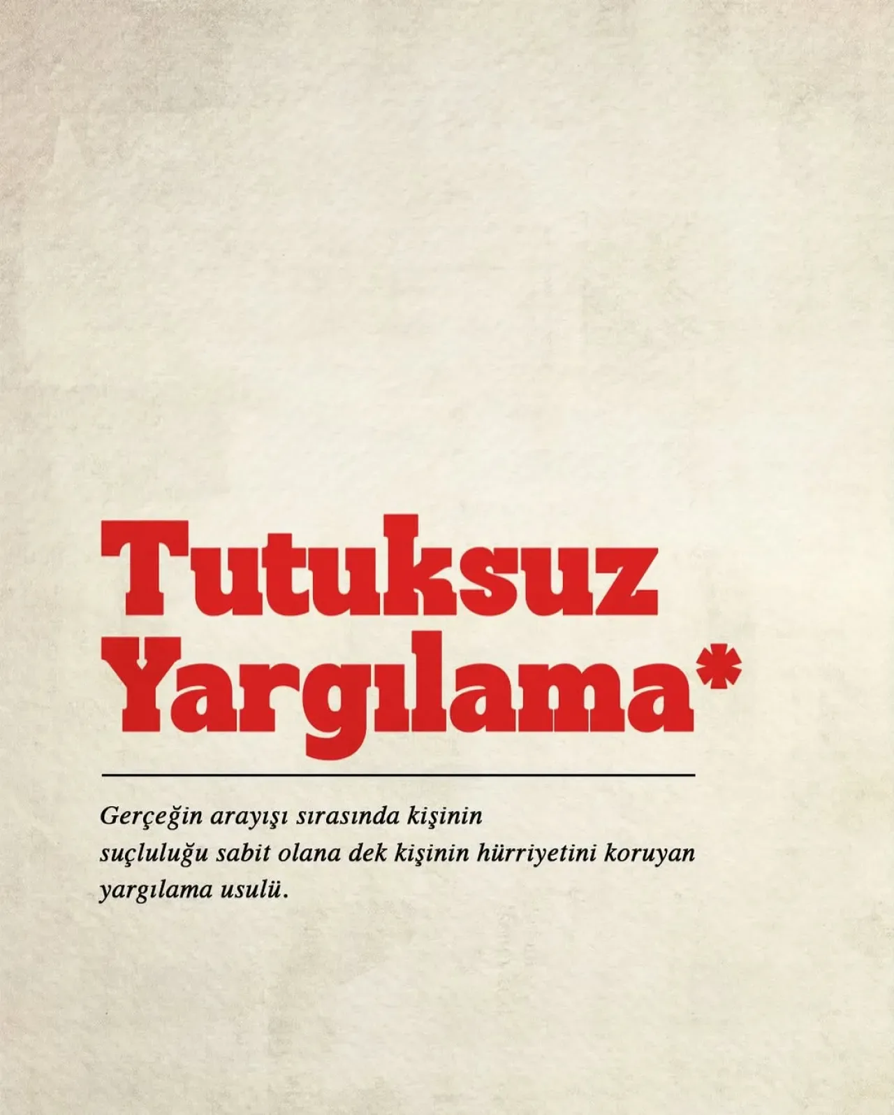 İstanbul'da 'Tutuksuz Yargılama' Pratiği Yargı Reformunun Habercisi Mi? İstanbul'da 'Tutuksuz Yargılama' Pratiği Yargı Reformunun Habercisi Mi?
