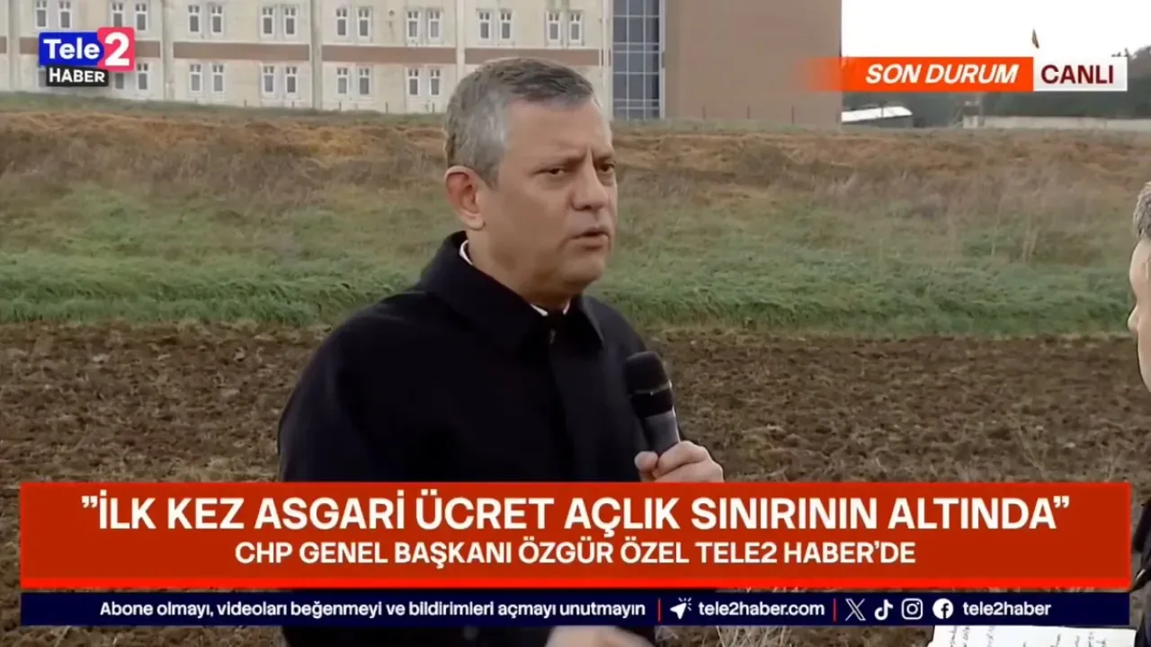 Özgür Özel'den Asgari Ücrete Tepki: Kağıthane'de Eylem Çağrısı Özgür Özel'den Asgari Ücrete Tepki: Kağıthane'de Eylem Çağrısı