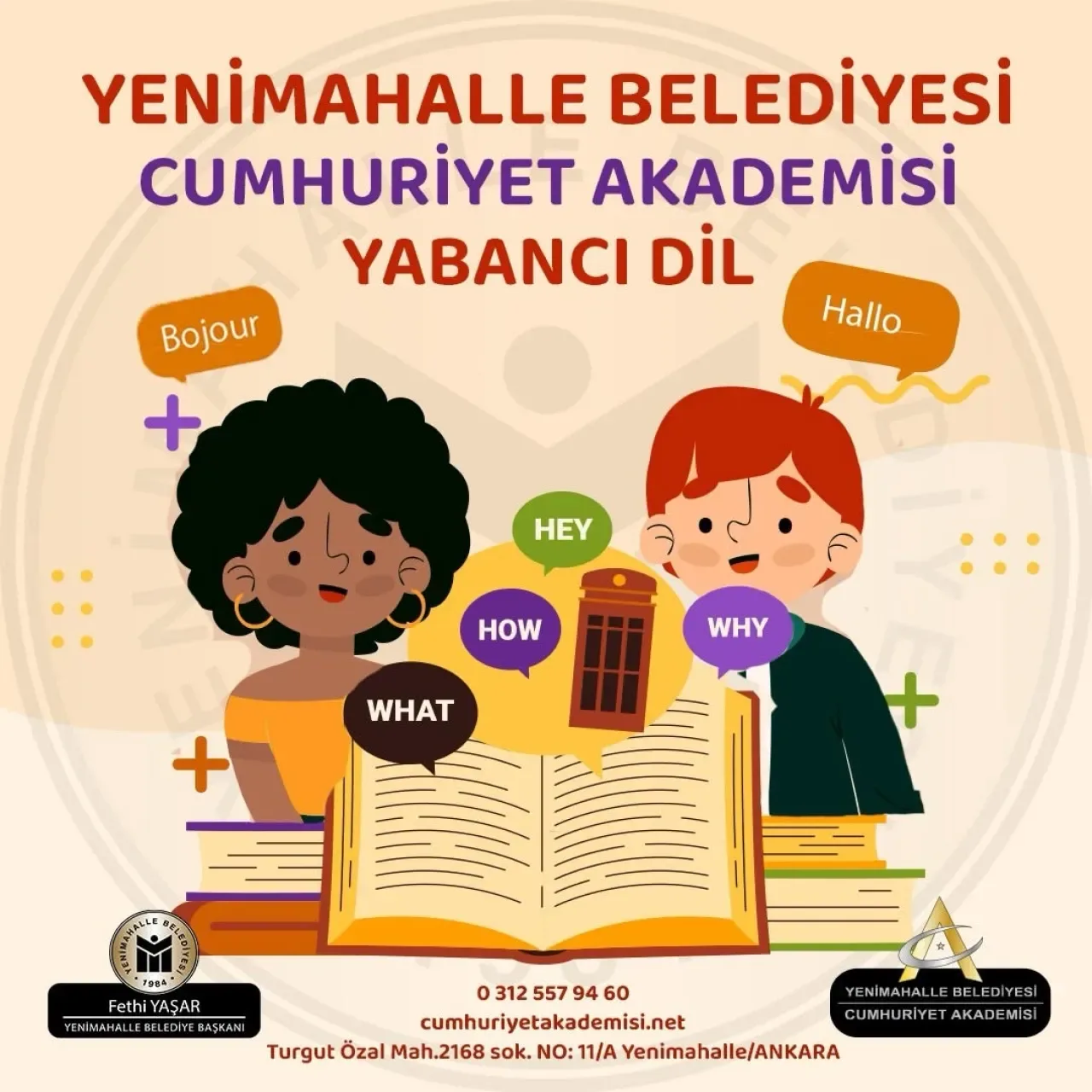 Yenimahalle'de Yabancı Dil Eğitiminde Yeni Dönem: Cumhuriyet Akademisi Kayıtları Başladı Yenimahalle'de Yabancı Dil Eğitiminde Yeni Dönem: Cumhuriyet Akademisi Kayıtları Başladı