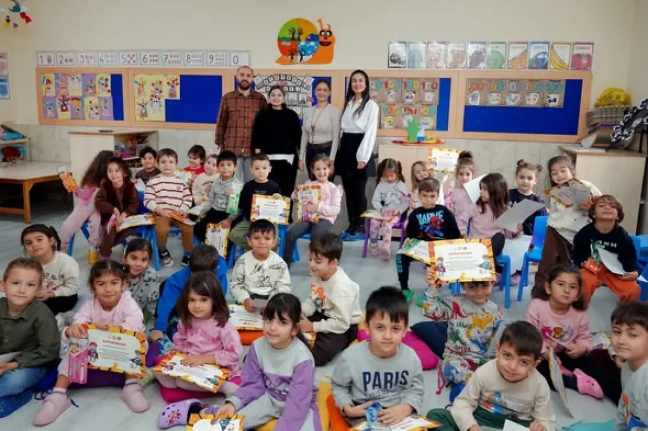 Alanya'da Minik Kalplere Hijyen Eğitimi Alanya'da Minik Kalplere Hijyen Eğitimi
