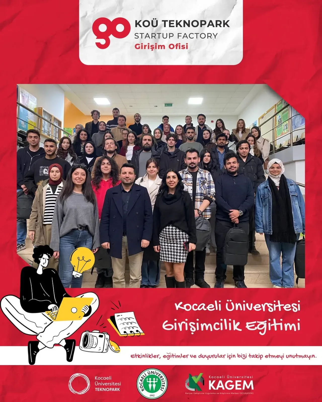 Kocaeli Üniversitesi'nde Girişimcilik Rüzgarı: Yoğun Katılımlı Eğitim Tamamlandı Kocaeli Üniversitesi'nde Girişimcilik Rüzgarı: Yoğun Katılımlı Eğitim Tamamlandı