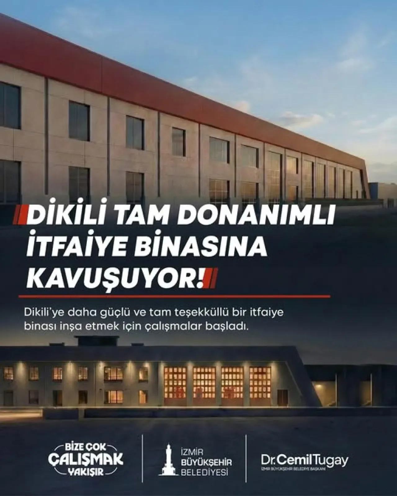 İzmir'de Afetlere Karşı Müdahale Gücü Artıyor: Dikili'ye Yeni İtfaiye Binası İzmir'de Afetlere Karşı Müdahale Gücü Artıyor: Dikili'ye Yeni İtfaiye Binası