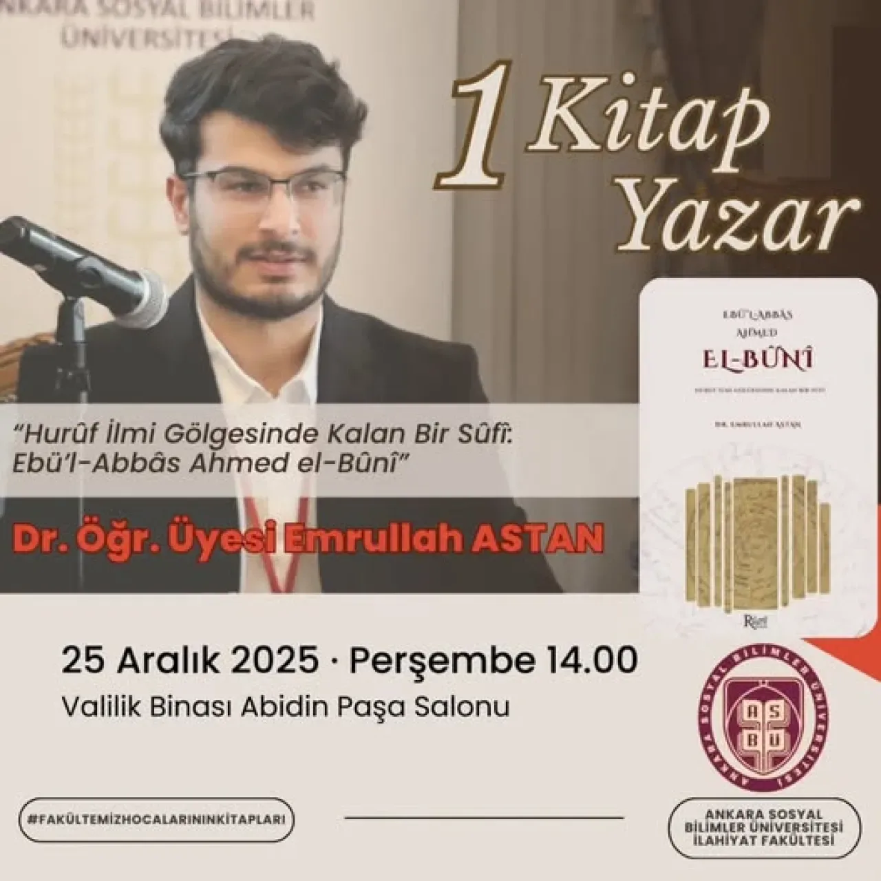 ASBÜ İlahiyat'ta "Hurûf İlmi" Gölgesindeki Bir Sufi'nin İzleri Sürülecek ASBÜ İlahiyat'ta "Hurûf İlmi" Gölgesindeki Bir Sufi'nin İzleri Sürülecek