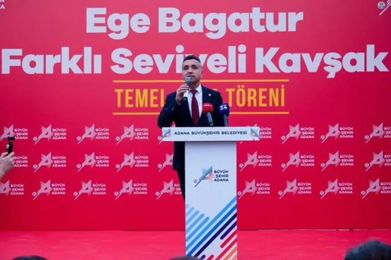 Adana'ya Nefes Aldıracak Ege Bağatur Kavşağının Temeli Atıldı Adana'ya Nefes Aldıracak Ege Bağatur Kavşağının Temeli Atıldı