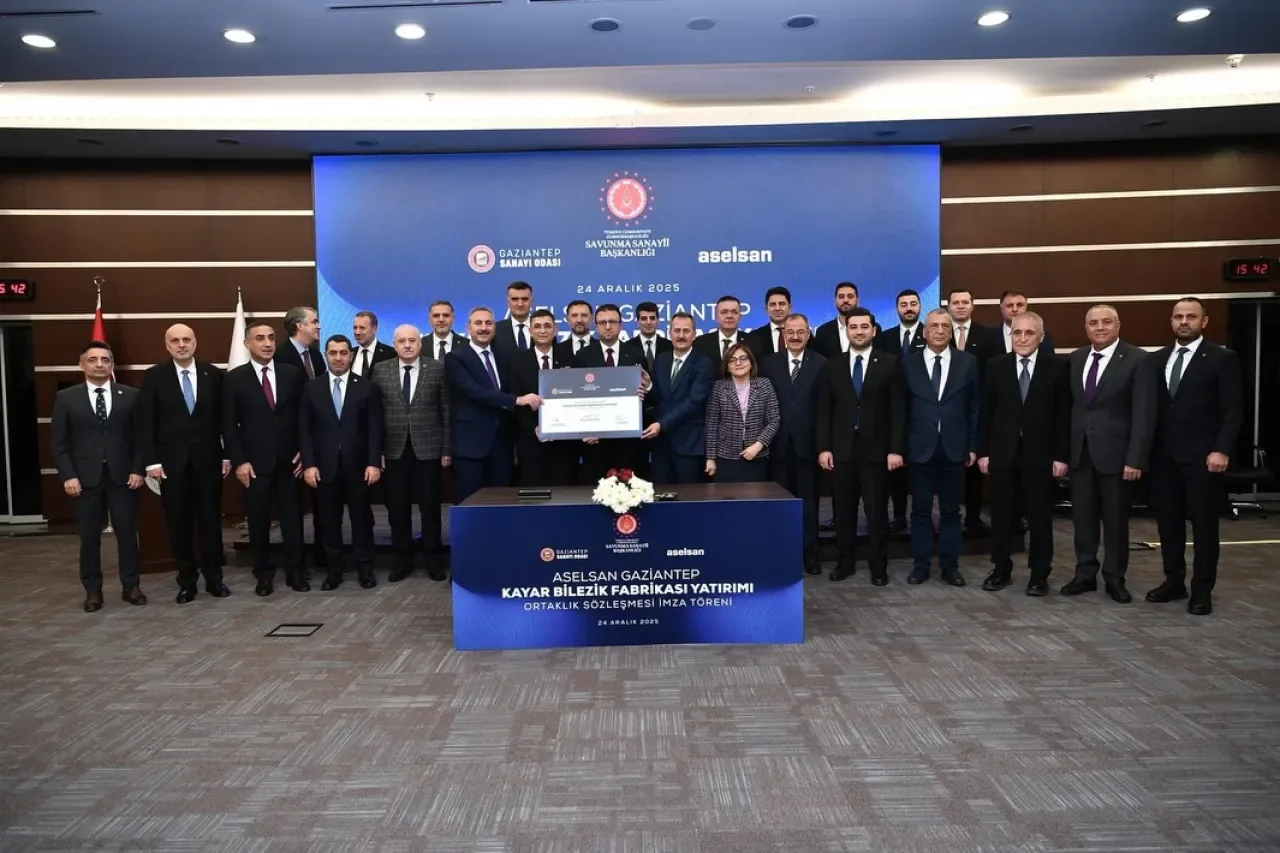 Gaziantep'e Dev Yatırım: ASELSAN Kayar Bilezik Fabrikası Kuruluyor Gaziantep'e Dev Yatırım: ASELSAN Kayar Bilezik Fabrikası Kuruluyor