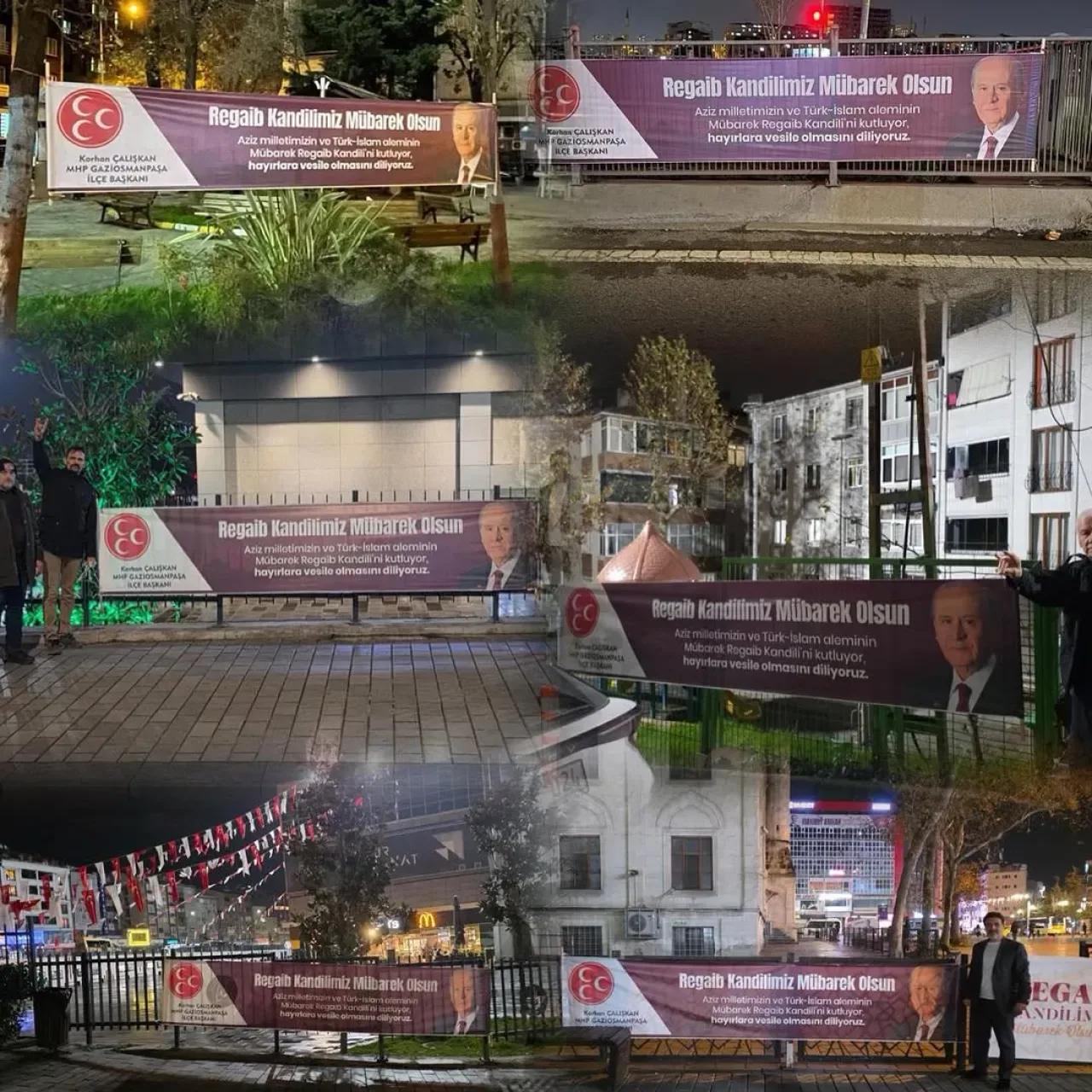 MHP'den Gaziosmanpaşa'da Regaib Kandili Mesajı MHP'den Gaziosmanpaşa'da Regaib Kandili Mesajı