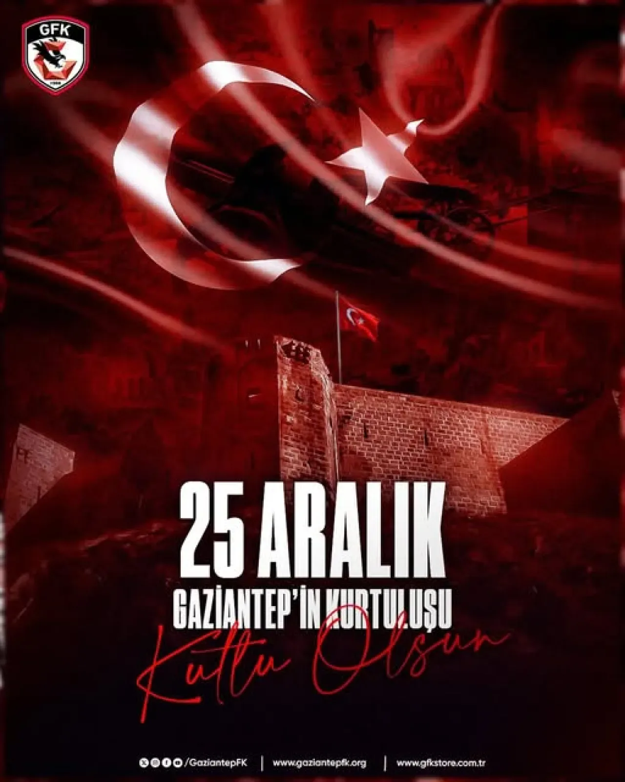 Gaziantep'te Gurur ve İnanç 104 Yıldır Dinmiyor Gaziantep'te Gurur ve İnanç 104 Yıldır Dinmiyor