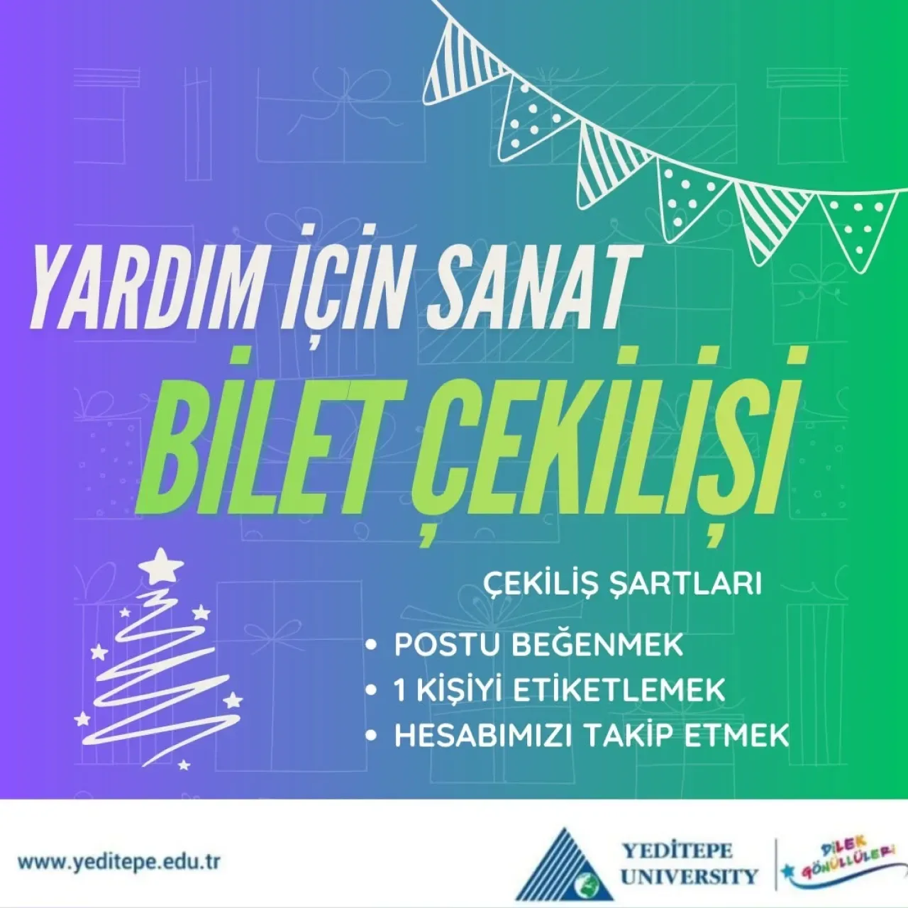 Yeditepe Üniversitesi'nde Sanat ve İyilik El Ele: Yardım İçin Sanat Etkinliği Yeditepe Üniversitesi'nde Sanat ve İyilik El Ele: Yardım İçin Sanat Etkinliği