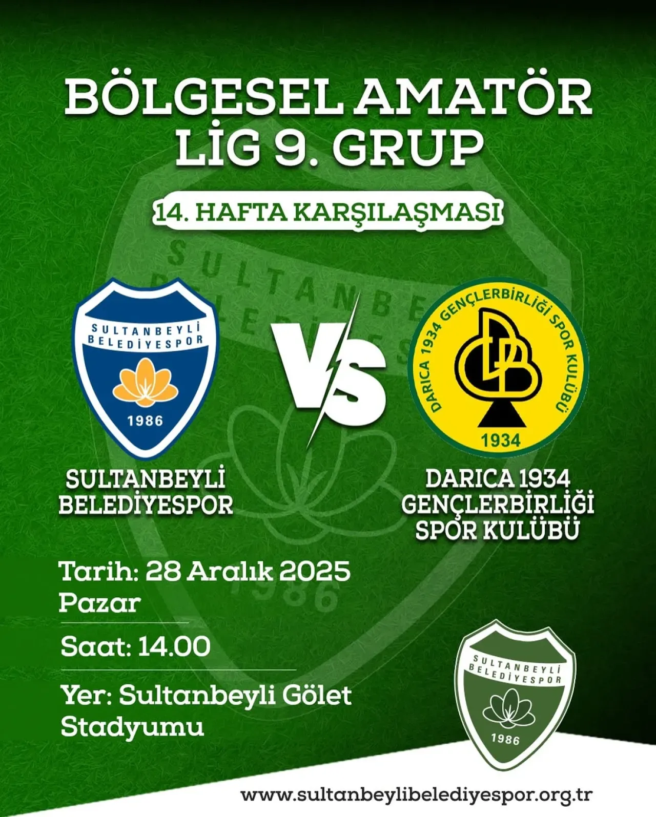 Sultanbeyli Belediyespor, Sahaya Çıkıyor: Darıca 1934 Derbisi Heyecanı Sultanbeyli Belediyespor, Sahaya Çıkıyor: Darıca 1934 Derbisi Heyecanı