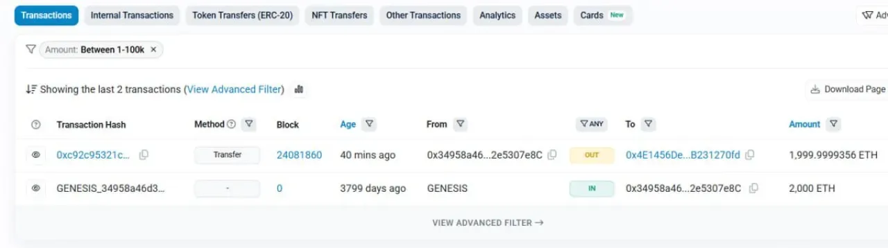 10 Yıllık Uyuyan Dev Uyandı: 620 Dolarlık Ethereum Yatırımı 5.85 Milyon Dolar Oldu 10 Yıllık Uyuyan Dev Uyandı: 620 Dolarlık Ethereum Yatırımı 5.85 Milyon Dolar Oldu