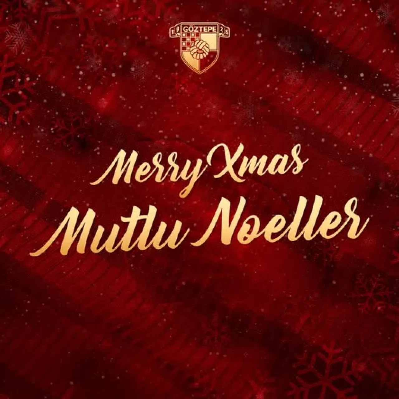 Göztepe'den Noel Mesajı: Yönetim, Teknik Ekip ve Oyunculara Kutlama Göztepe'den Noel Mesajı: Yönetim, Teknik Ekip ve Oyunculara Kutlama