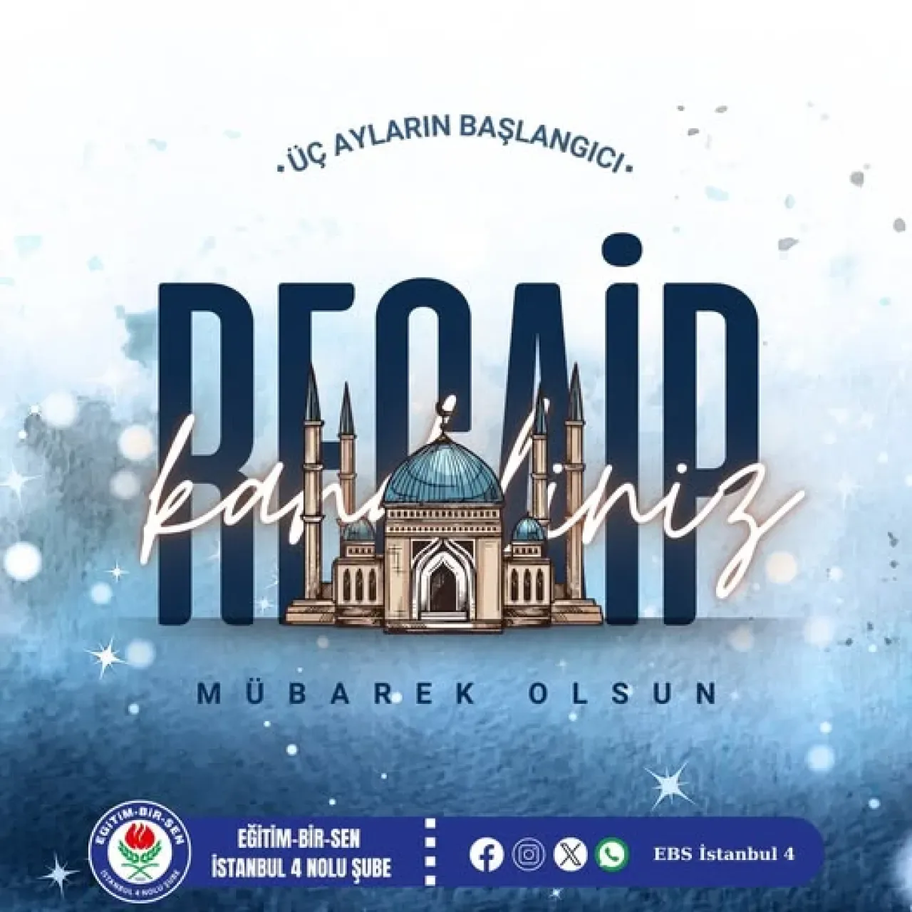 Eğitim-Bir-Sen'den Regaip Kandili Mesajı: Ramazan'a Hazırlık Vurgusu Eğitim-Bir-Sen'den Regaip Kandili Mesajı: Ramazan'a Hazırlık Vurgusu