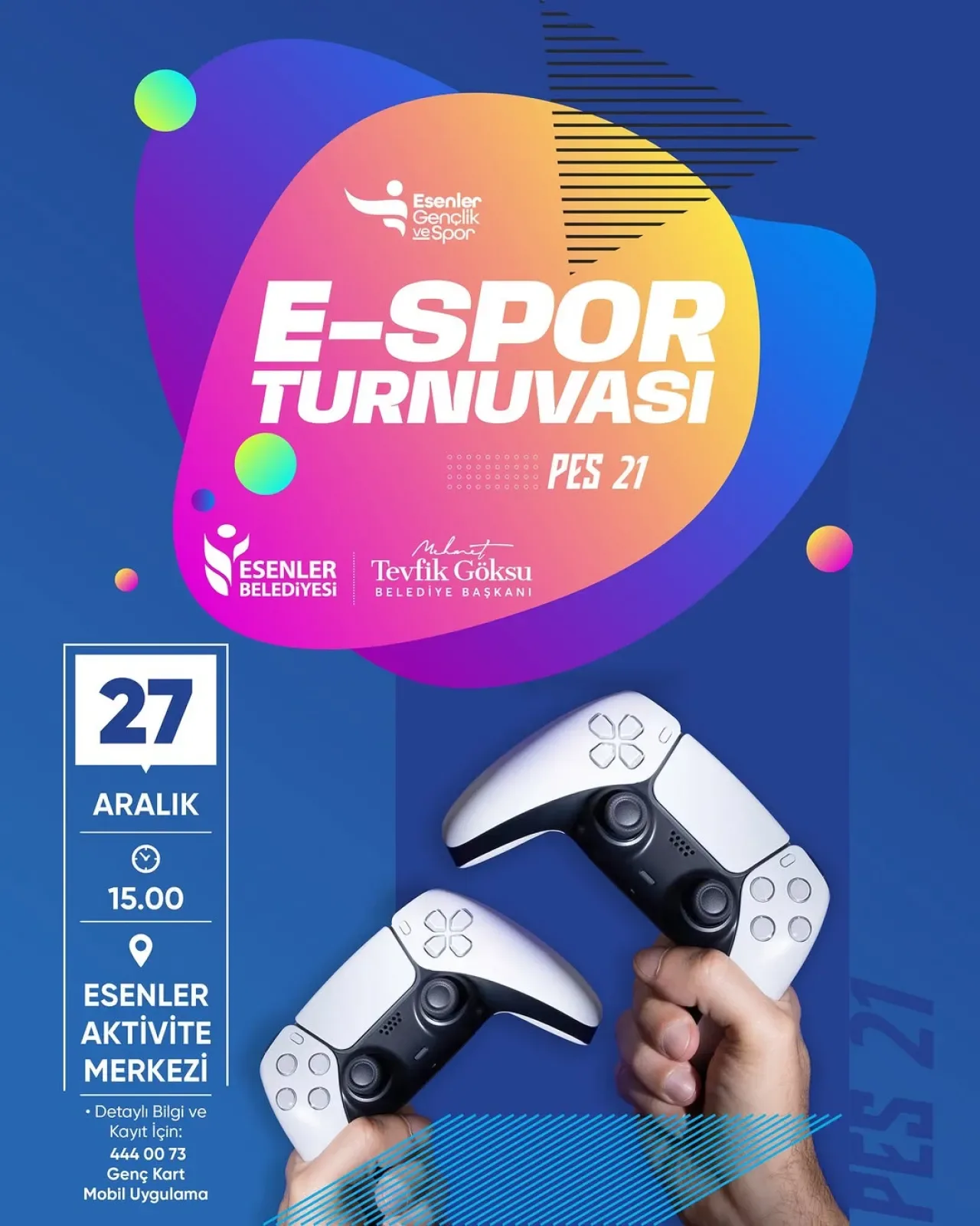 Esenler'de Gençler PES Turnuvasında Hünerlerini Sergileyecek Esenler'de Gençler PES Turnuvasında Hünerlerini Sergileyecek