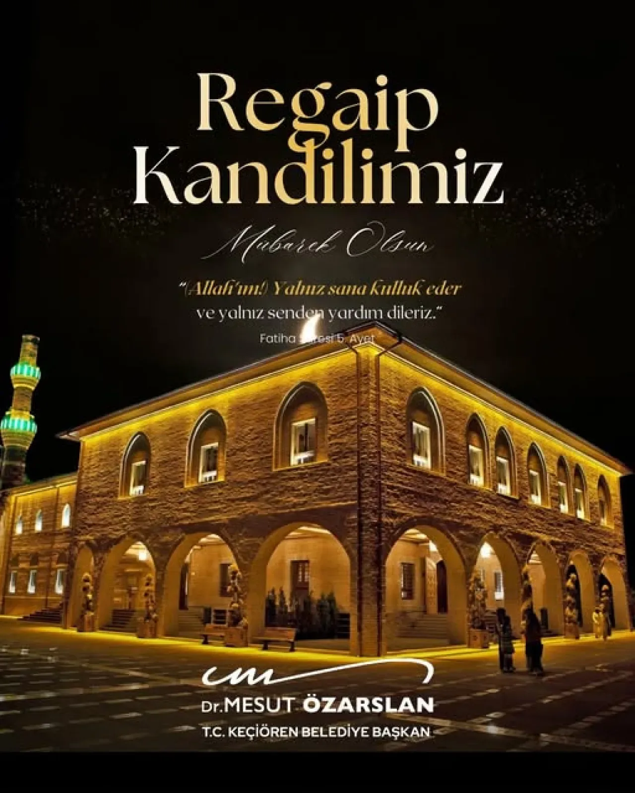 CHP'li Aday Özarslan'dan Regaip Kandili Mesajı CHP'li Aday Özarslan'dan Regaip Kandili Mesajı
