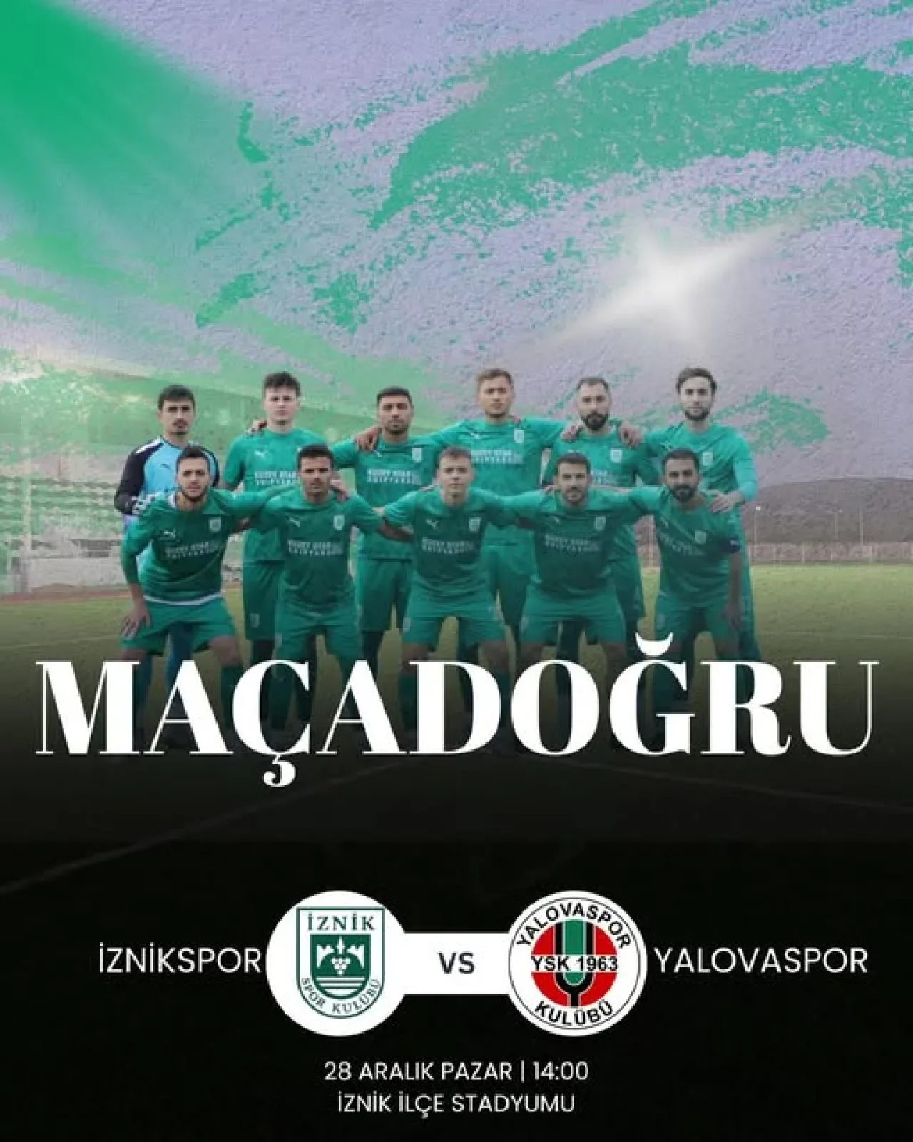 İznikspor, Yalovaspor Derbisinde Sahne Aldı İznikspor, Yalovaspor Derbisinde Sahne Aldı