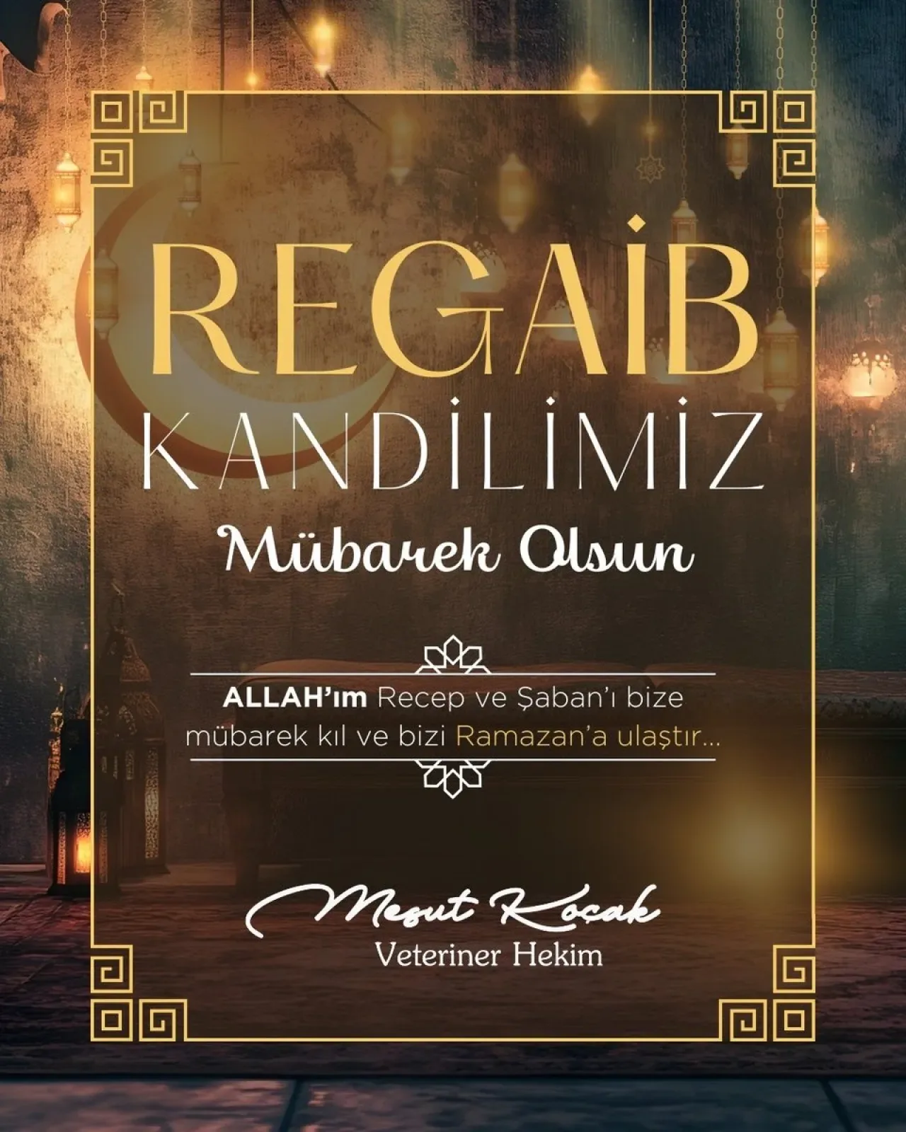 Üç Ayların Müjdecisi Regaib Kandili İdrak Ediliyor Üç Ayların Müjdecisi Regaib Kandili İdrak Ediliyor