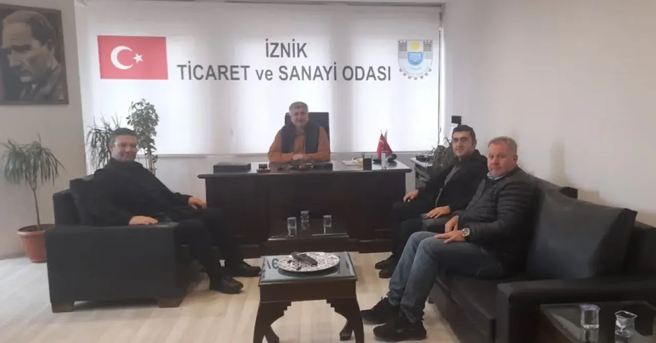 İznik'te Tarım ve Orman Müdürlüğü'nden Ticaret Odası'na İş Birliği Ziyareti İznik'te Tarım ve Orman Müdürlüğü'nden Ticaret Odası'na İş Birliği Ziyareti