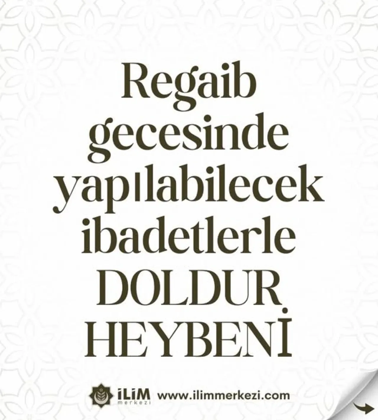 Başakşehir İlim Merkezi, Regaip Kandili'nin Anlamını ve Önemini Hatırlattı Başakşehir İlim Merkezi, Regaip Kandili'nin Anlamını ve Önemini Hatırlattı