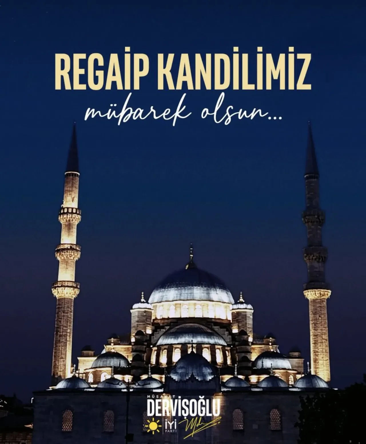 Ayyüce Türkeş Taş'tan Regaip Kandili Mesajı: "Birlik ve Huzur Getirsin" Ayyüce Türkeş Taş'tan Regaip Kandili Mesajı: "Birlik ve Huzur Getirsin"