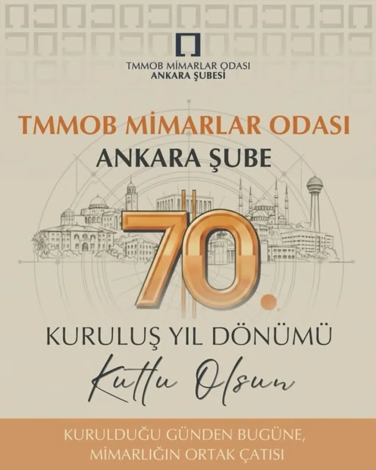 Mimarlar Odası Ankara Şubesi, 70. Yılında Ankara'nın Hafızası Olmaya Devam Ediyor Mimarlar Odası Ankara Şubesi, 70. Yılında Ankara'nın Hafızası Olmaya Devam Ediyor