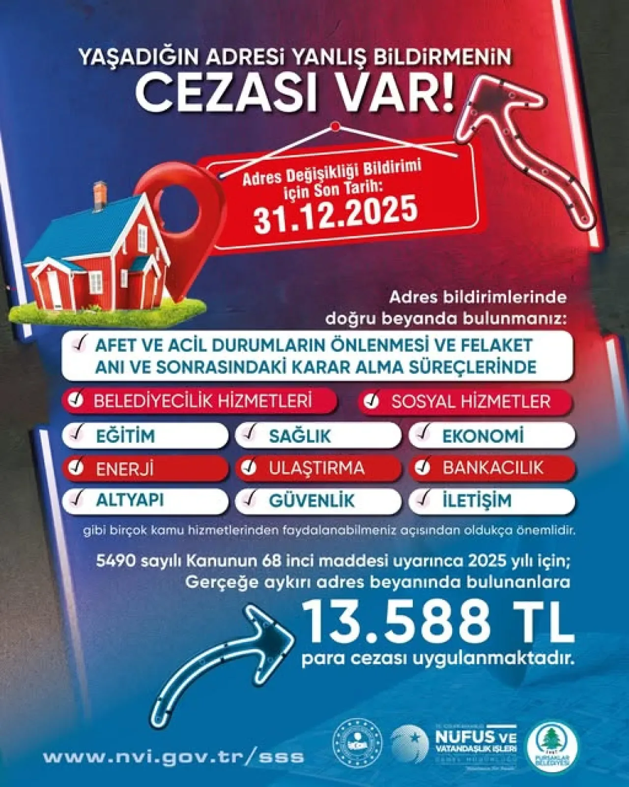 Pursaklar'da Adres Bildirimi İçin Kritik Tarih: 31 Aralık 2025 Pursaklar'da Adres Bildirimi İçin Kritik Tarih: 31 Aralık 2025