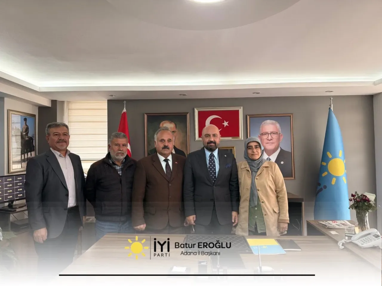İYİ Parti Adana İl Başkanı Batur Eroğlu'na Kardeş Derneklerden Hayırlı Olsun Ziyareti İYİ Parti Adana İl Başkanı Batur Eroğlu'na Kardeş Derneklerden Hayırlı Olsun Ziyareti