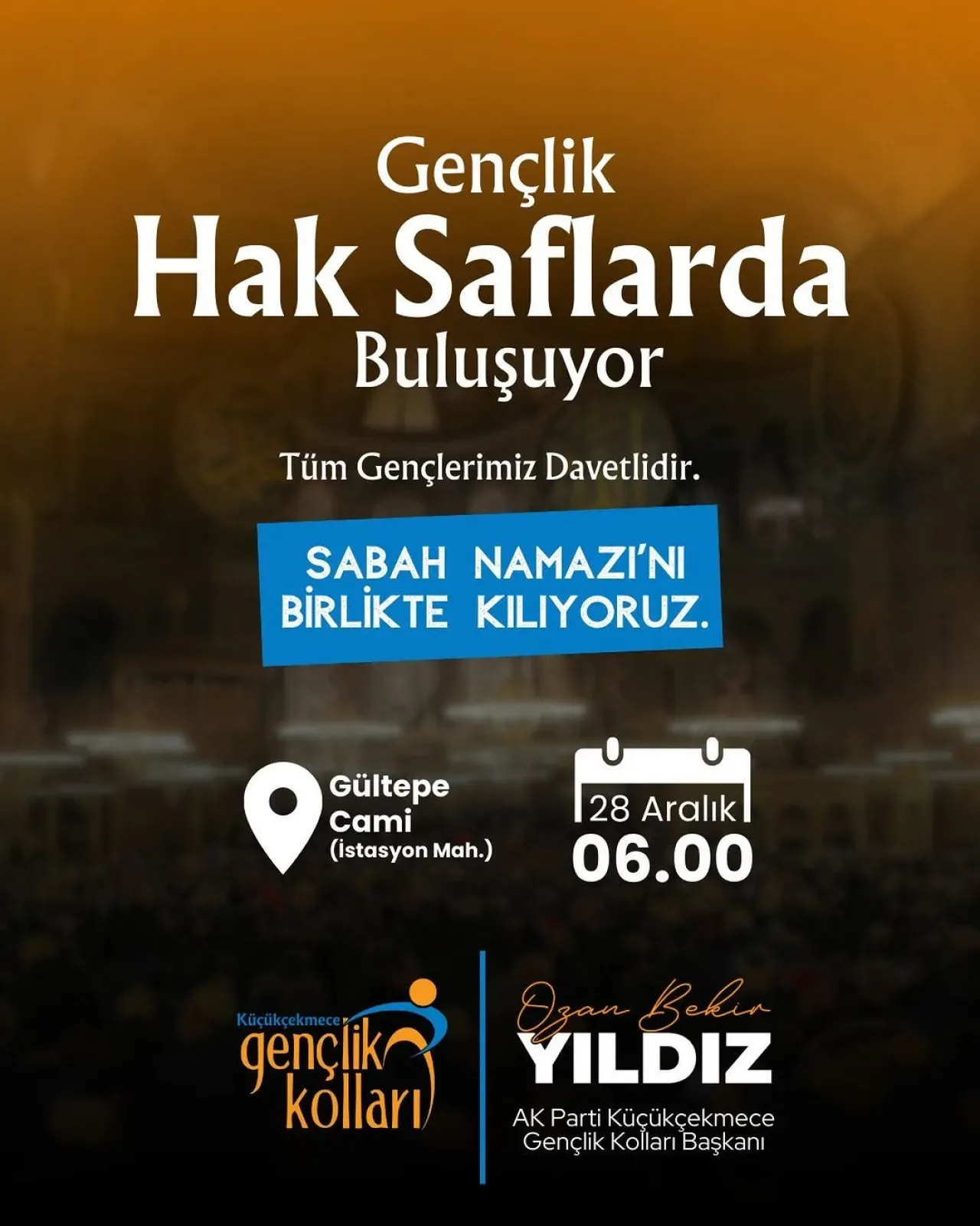 Küçükçekmece Gençliği, Sabah Namazında Buluşuyor Küçükçekmece Gençliği, Sabah Namazında Buluşuyor
