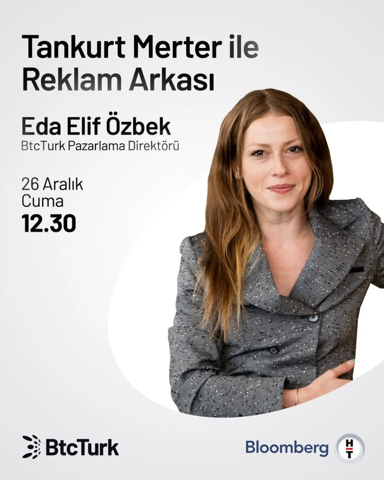 BtcTurk Pazarlama Direktörü Eda Elif Özbek, Bloomberg HT'de Yatırımcılarla Buluşuyor BtcTurk Pazarlama Direktörü Eda Elif Özbek, Bloomberg HT'de Yatırımcılarla Buluşuyor