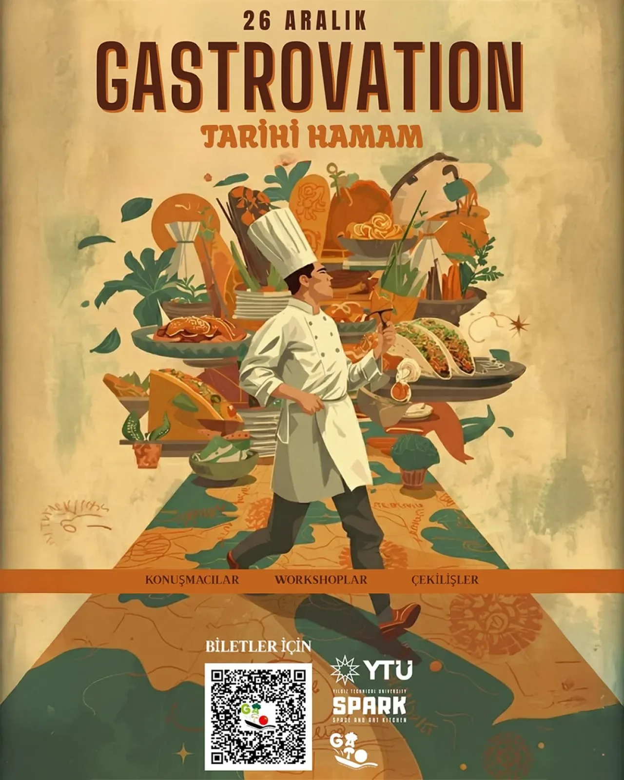 Yıldız Teknik Üniversitesi'nde Mutfağın Geleceği Konuşulacak: Gastrovation Başlıyor Yıldız Teknik Üniversitesi'nde Mutfağın Geleceği Konuşulacak: Gastrovation Başlıyor