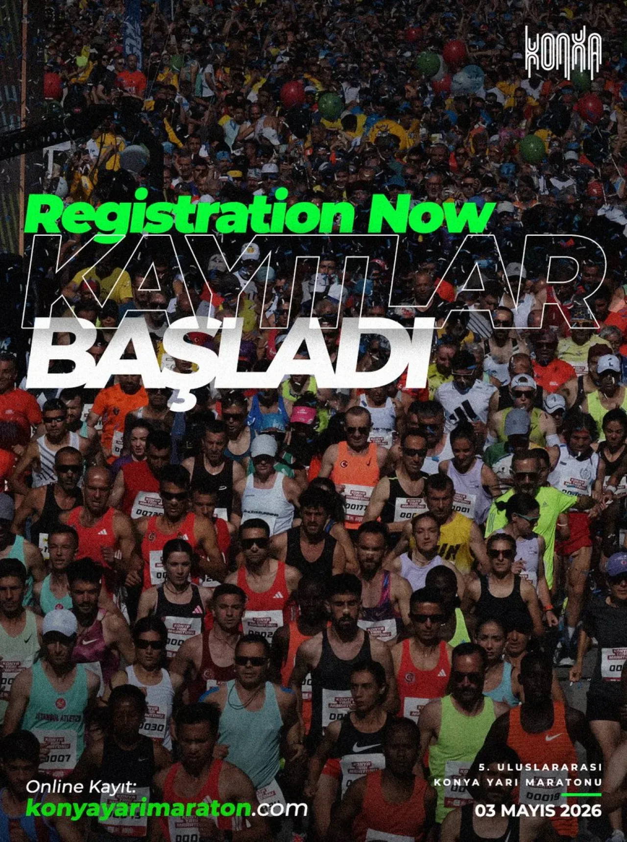 Konya'da Koşu Heyecanı: Uluslararası Yarı Maratonu İçin Başvurular Başladı Konya'da Koşu Heyecanı: Uluslararası Yarı Maratonu İçin Başvurular Başladı