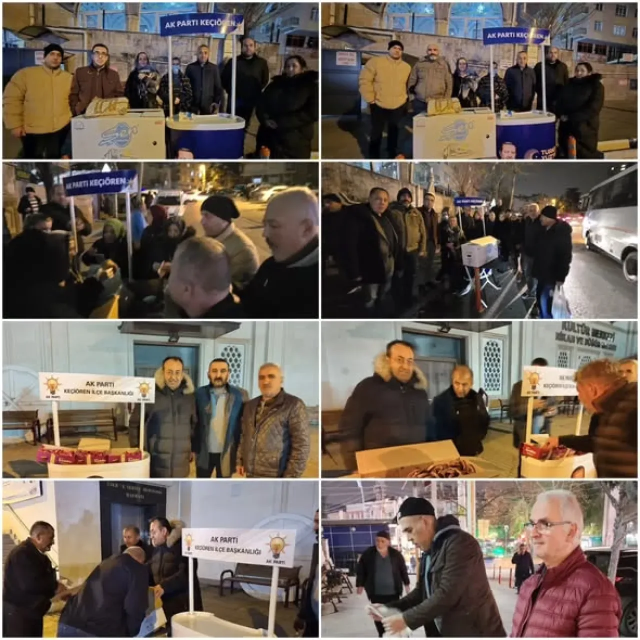 AK Parti Keçiören, Regaip Kandili'nde Vatandaşlara Simit İkramında Bulundu AK Parti Keçiören, Regaip Kandili'nde Vatandaşlara Simit İkramında Bulundu