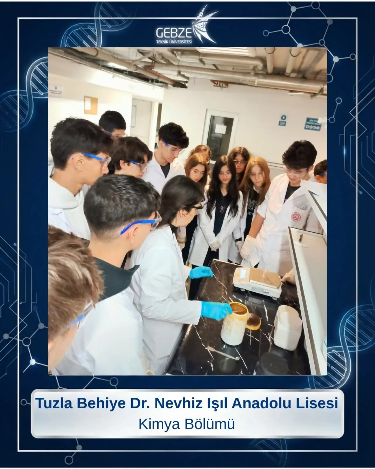 Liseliler Bilimin Kalbinde: Gebze Teknik Üniversitesi'nde "Bilime Dokun" Projesi Liseliler Bilimin Kalbinde: Gebze Teknik Üniversitesi'nde "Bilime Dokun" Projesi