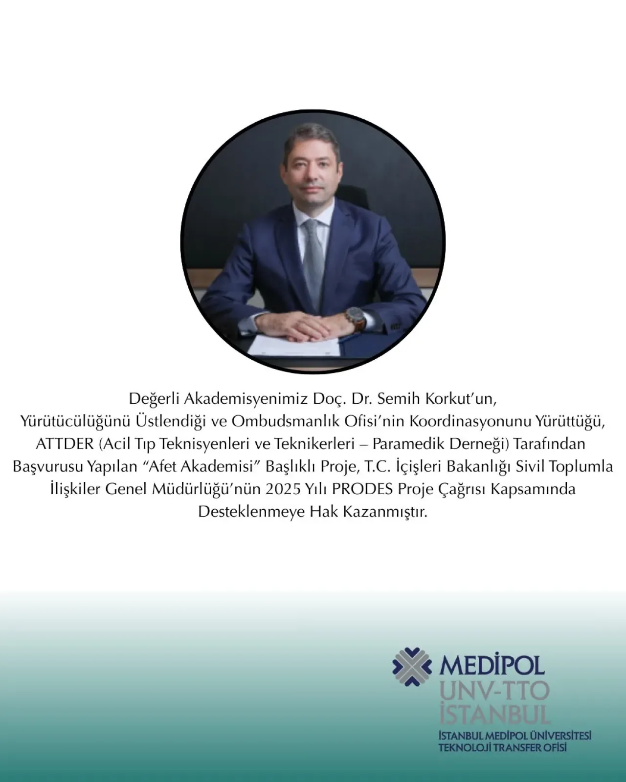 Medipol Üniversitesi Projesi, İçişleri Bakanlığı'ndan Destek Aldı Medipol Üniversitesi Projesi, İçişleri Bakanlığı'ndan Destek Aldı