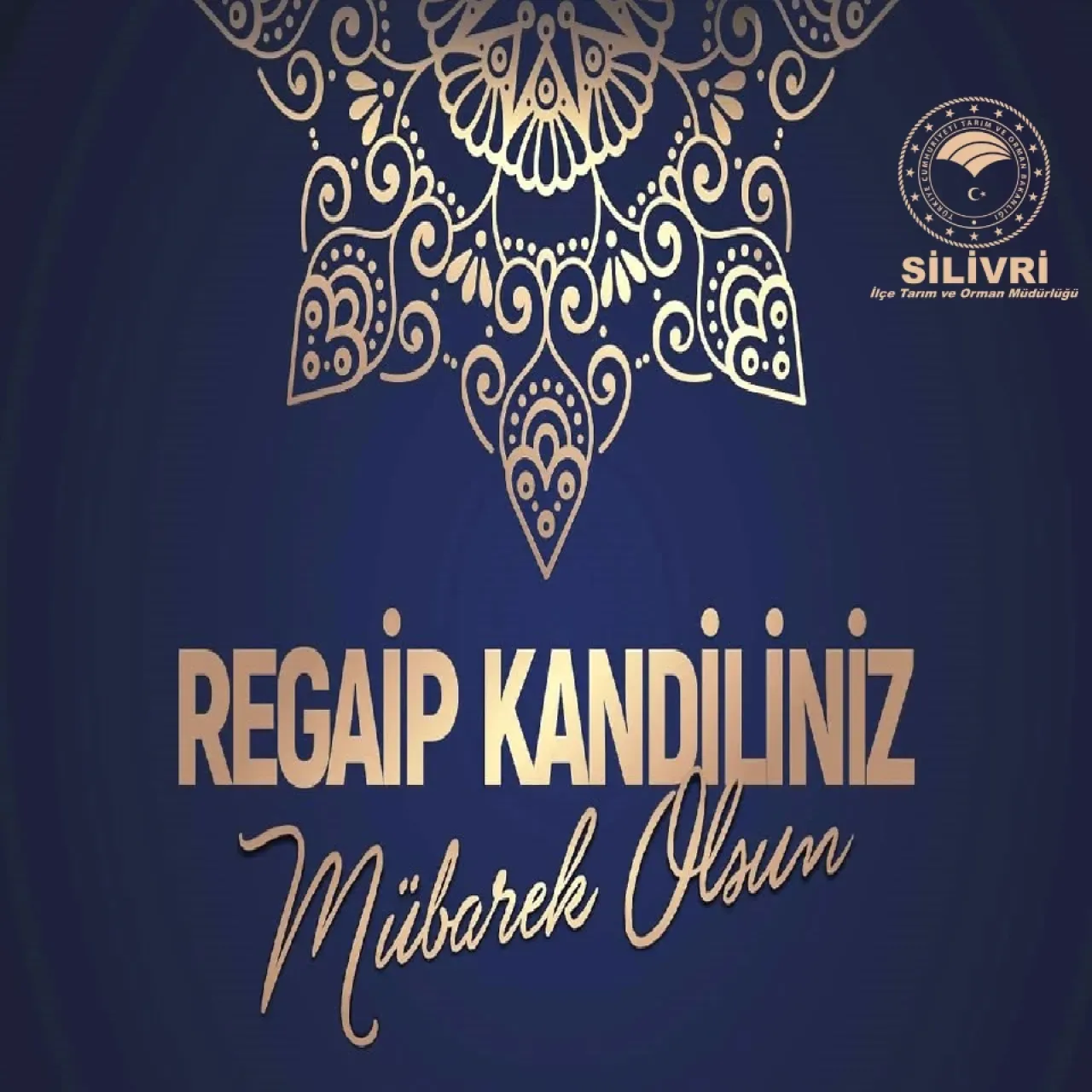 Silivri Tarım ve Orman Müdürlüğü'nden Regaip Kandili Mesajı Silivri Tarım ve Orman Müdürlüğü'nden Regaip Kandili Mesajı
