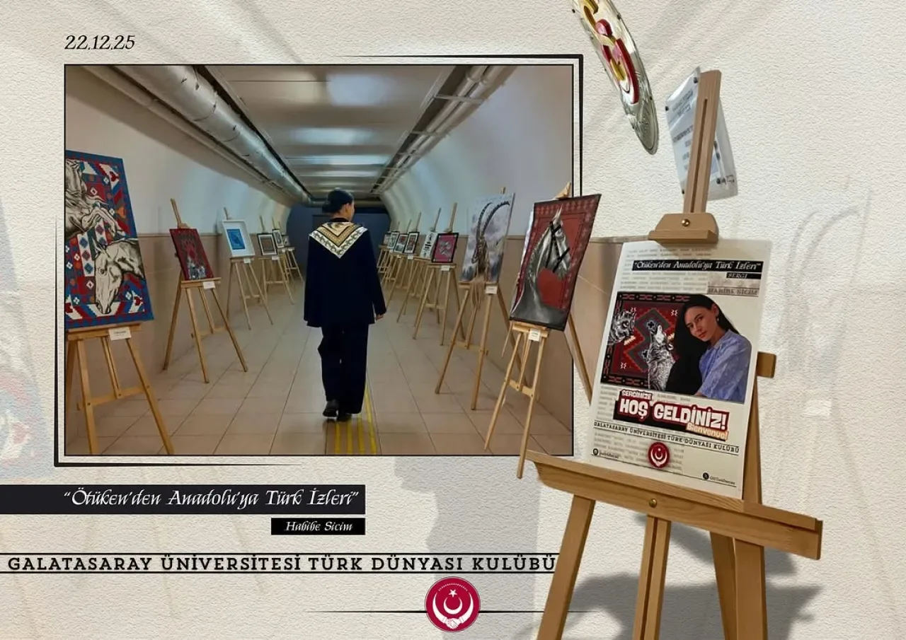 Galatasaray Üniversitesi'nde Türk İzleri Sergisi ve Tarih Konferansı Galatasaray Üniversitesi'nde Türk İzleri Sergisi ve Tarih Konferansı