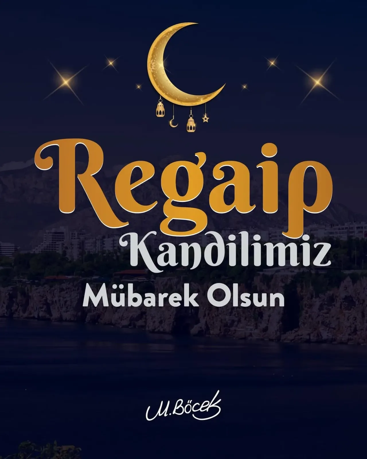 Başkan Böcek'ten Regaip Kandili Mesajı: Umut, Paylaşım ve Adalet Vurgusu Başkan Böcek'ten Regaip Kandili Mesajı: Umut, Paylaşım ve Adalet Vurgusu