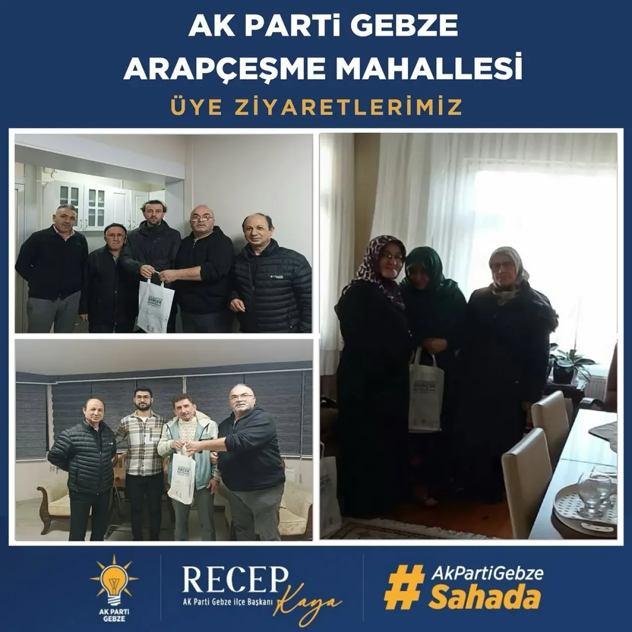 AK Parti Gebze'de Kapı Kapı Dolaşarak Seçim Hedeflerine Koşuyor AK Parti Gebze'de Kapı Kapı Dolaşarak Seçim Hedeflerine Koşuyor